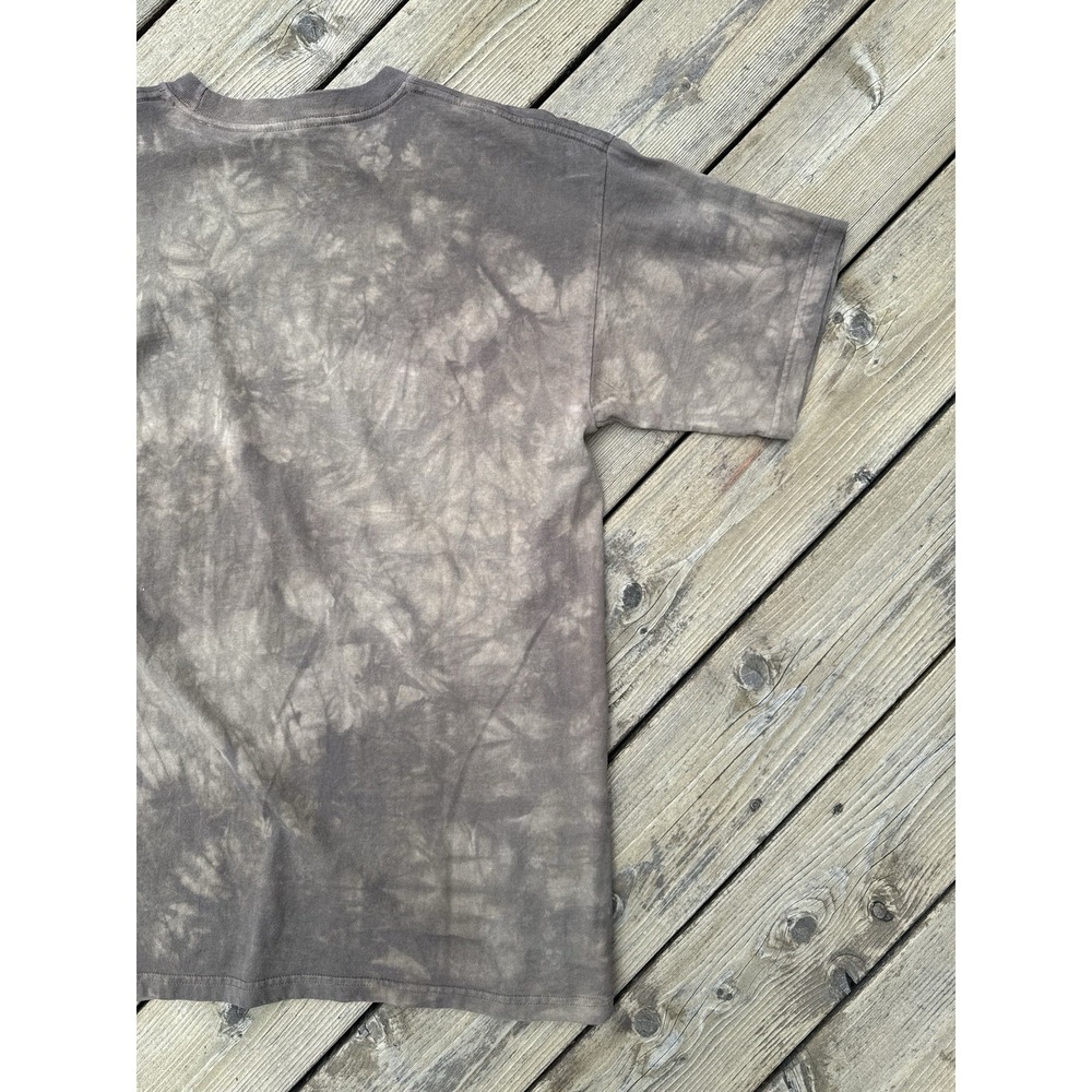 Vintage The Mountain Wolf Native American Tie Dye T Shirt Brown Graphic Mens L - Picture 8 of 10